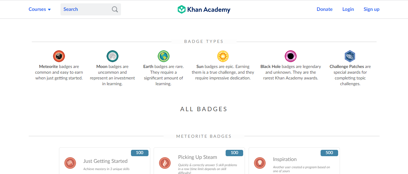 Badges-Khan-Academy_Gamification in learning