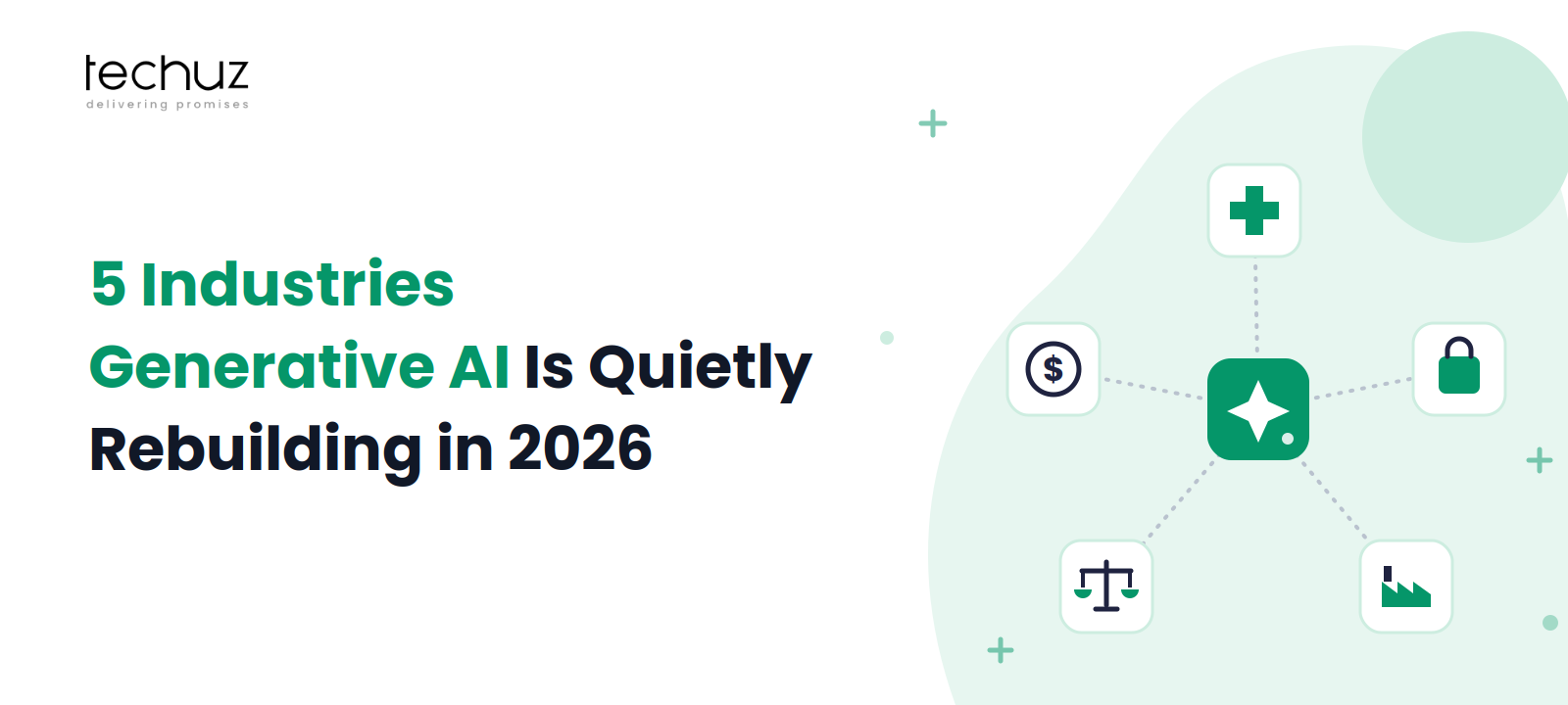 5 Industries Generative AI Is Quietly Rebuilding in 2026