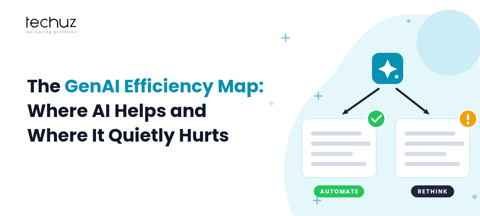 The GenAI Efficiency Map: Where AI Helps Your Team and Where It Quietly Hurts