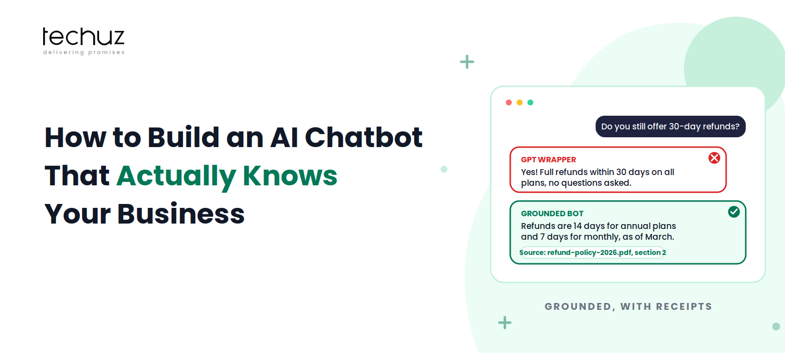 How to Build an AI Chatbot That Actually Knows Your Business (Not Just Talks About It)