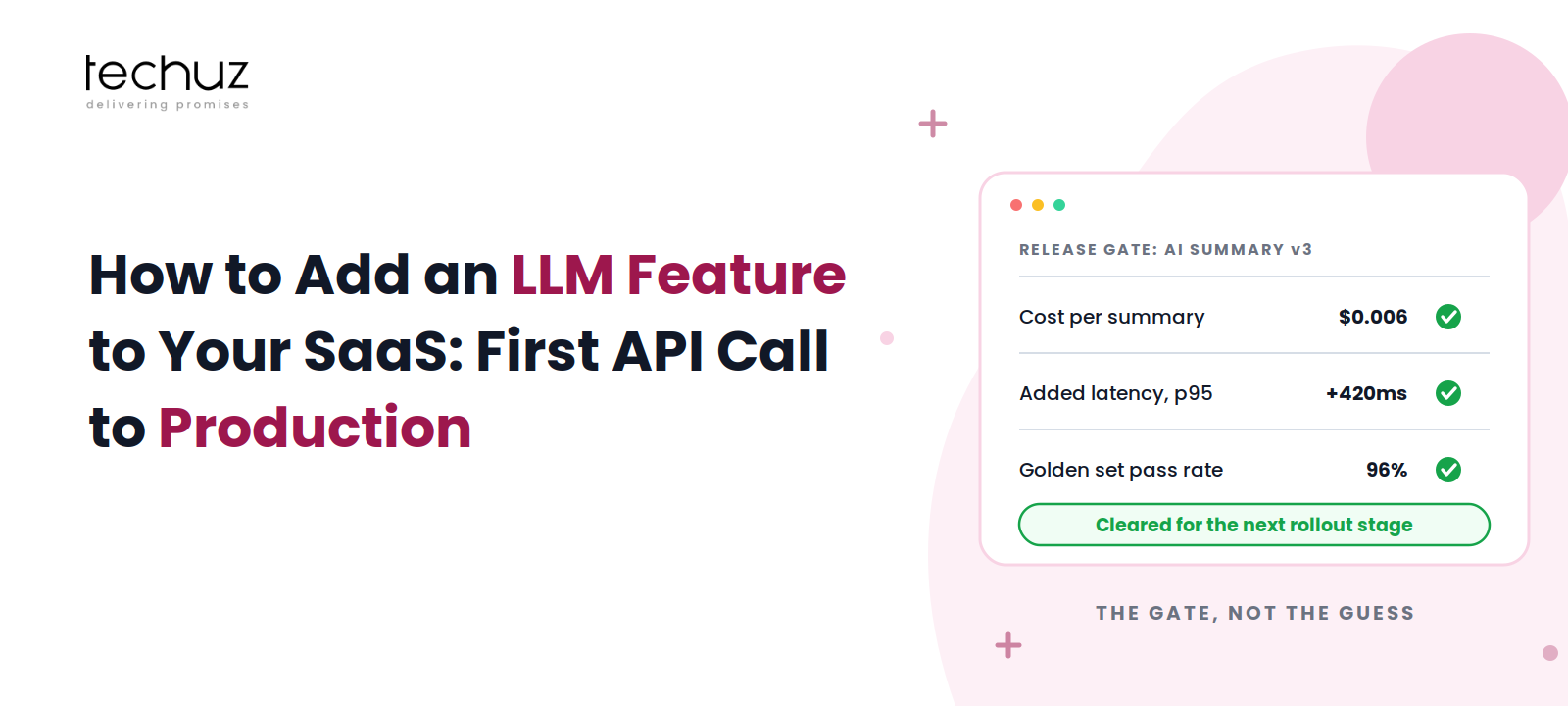 How to Add an LLM Feature to Your SaaS Product: From First API Call to Production