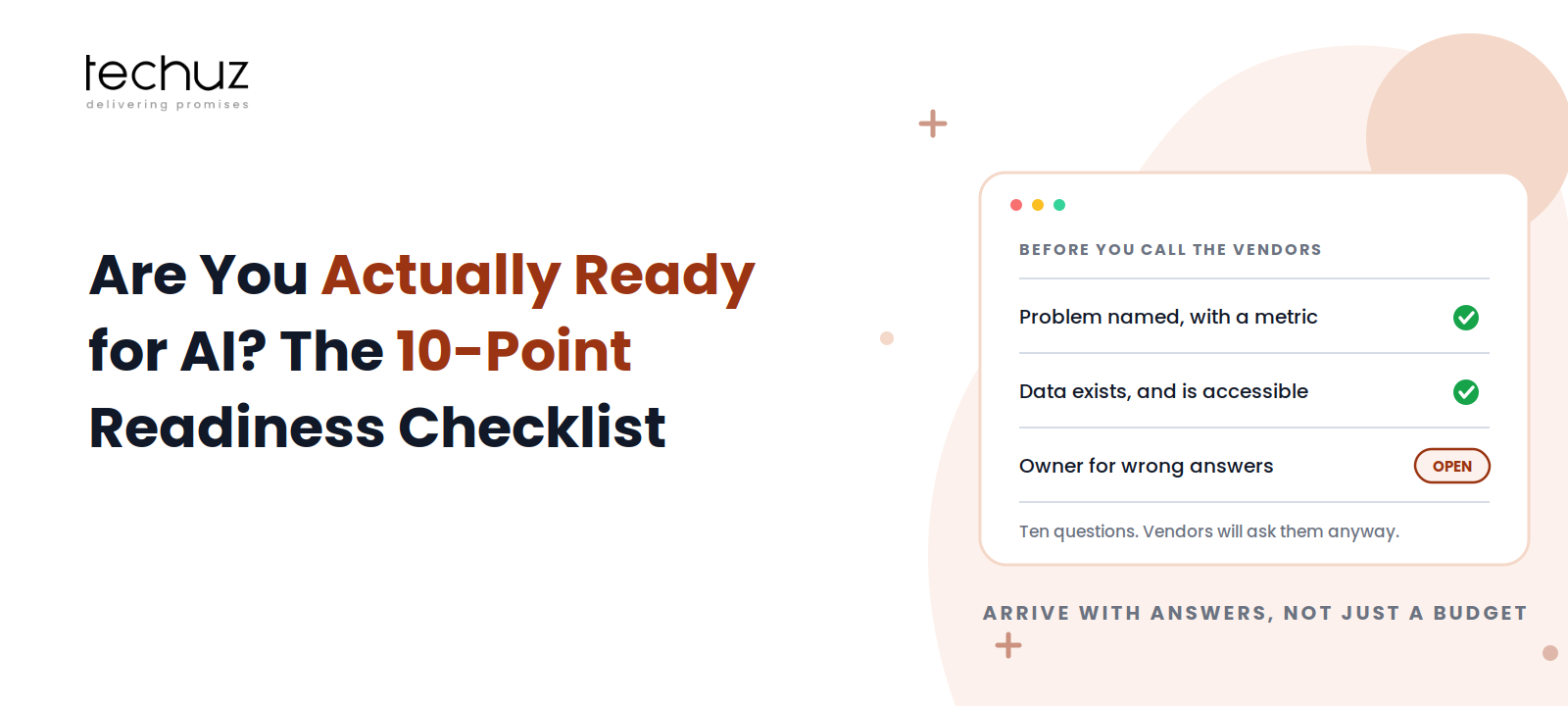Are You Actually Ready for AI? The 10-Point Checklist Before You Hire an AI Development Company