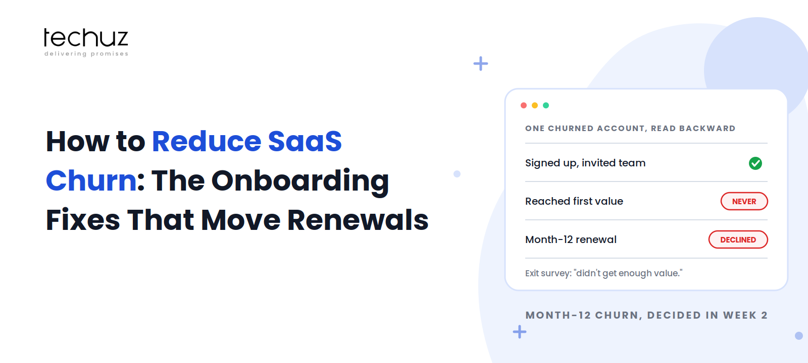 How to Reduce SaaS Churn: The Onboarding Fixes That Actually Move Renewals