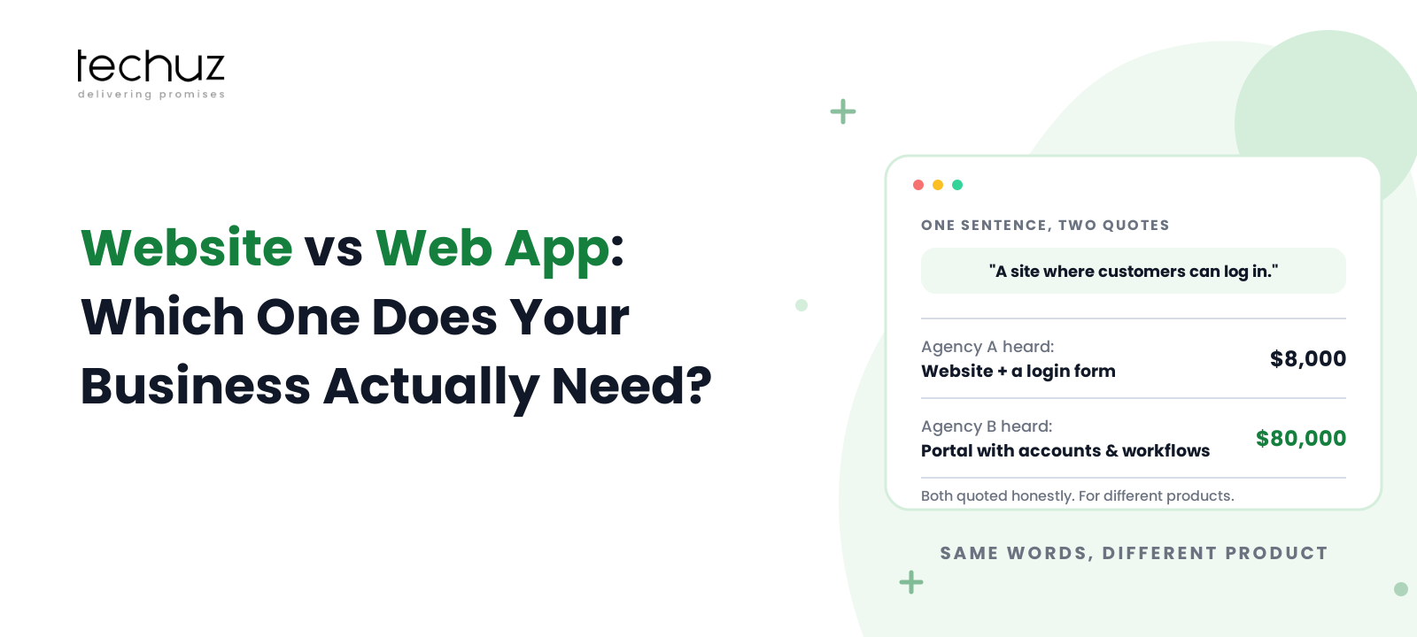 Website vs Web Application: Which One Does Your Business Actually Need?