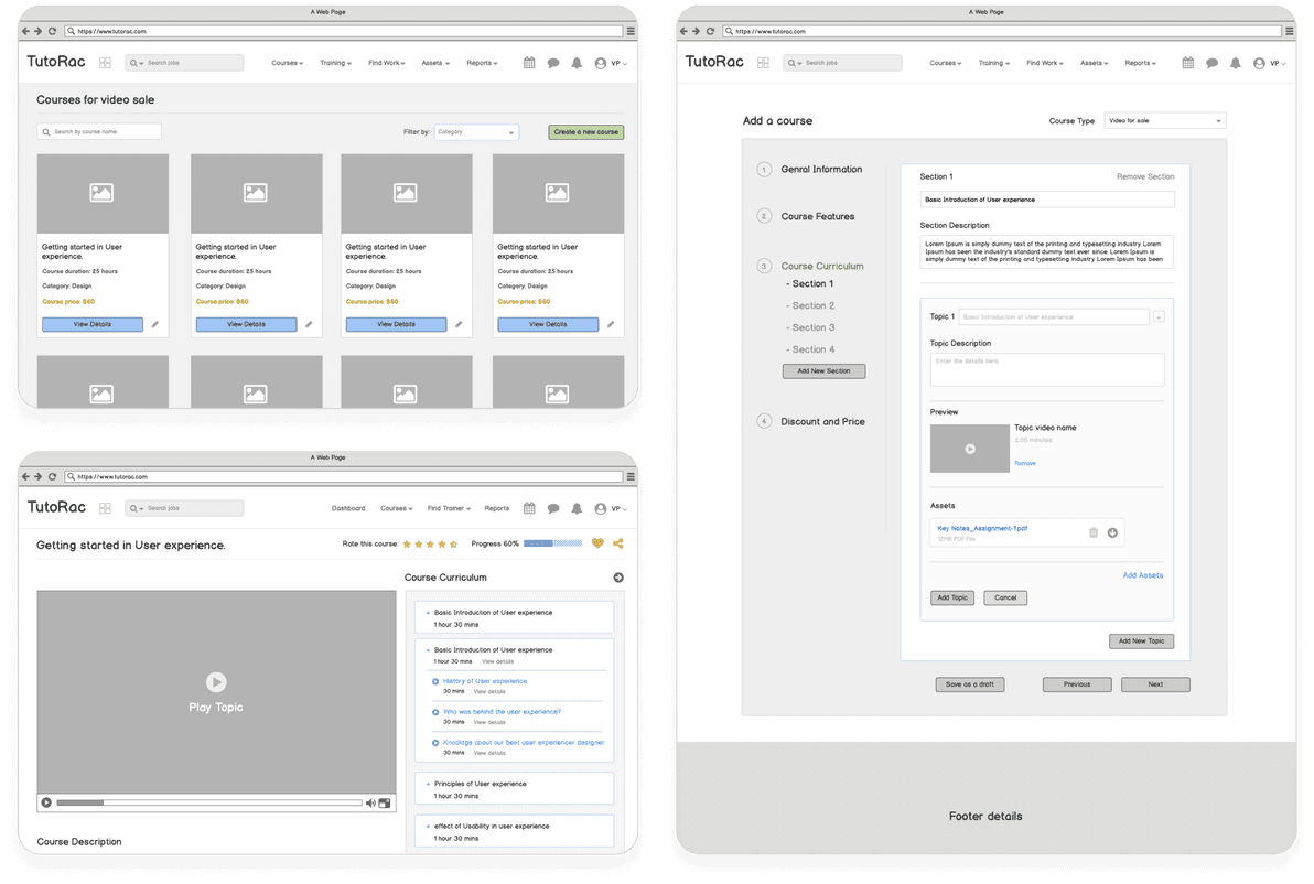 Online Learning Platform Techuz