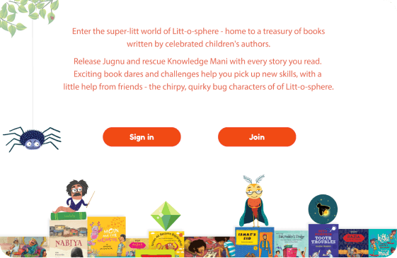 Getlitt: e-Book Reading App for Kids with Gamification! designs